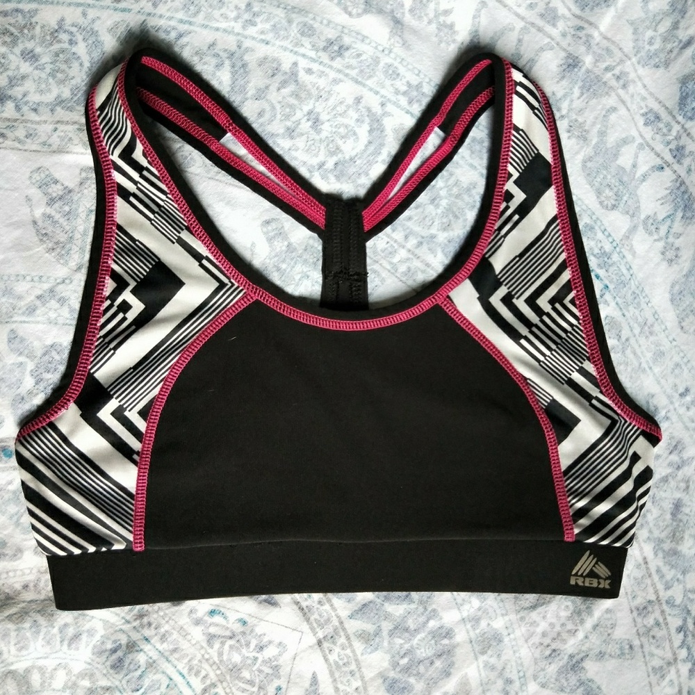 RBX black sports bra